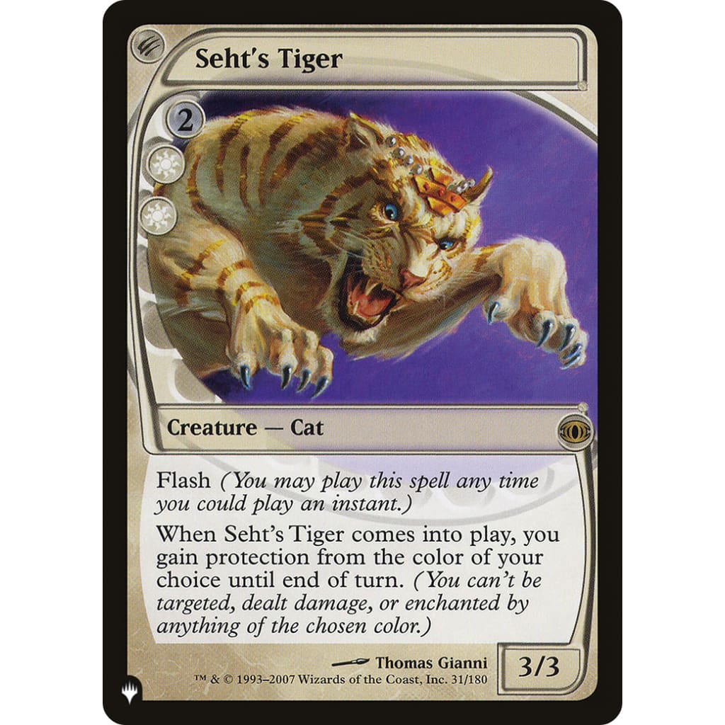 Seht’s Tiger (PLST-FUT-31) - Single