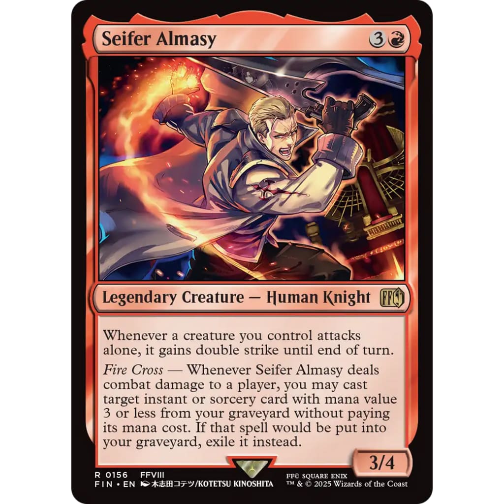 Seifer Almasy (FIN-156) Foil - Single