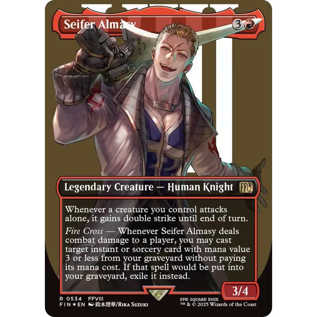 Seifer Almasy (FIN-534) (Borderless) Foil - Single