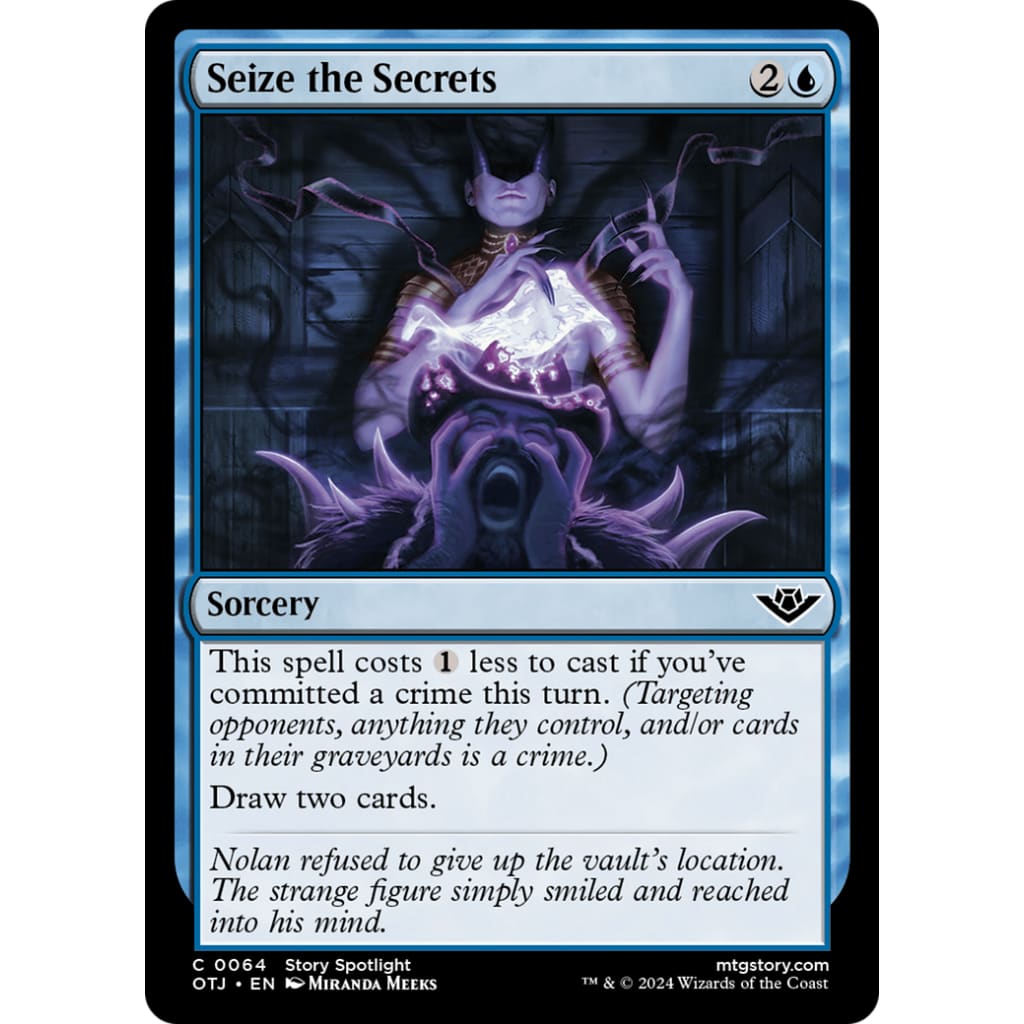 Seize the Secrets (OTJ-064) Foil - Single