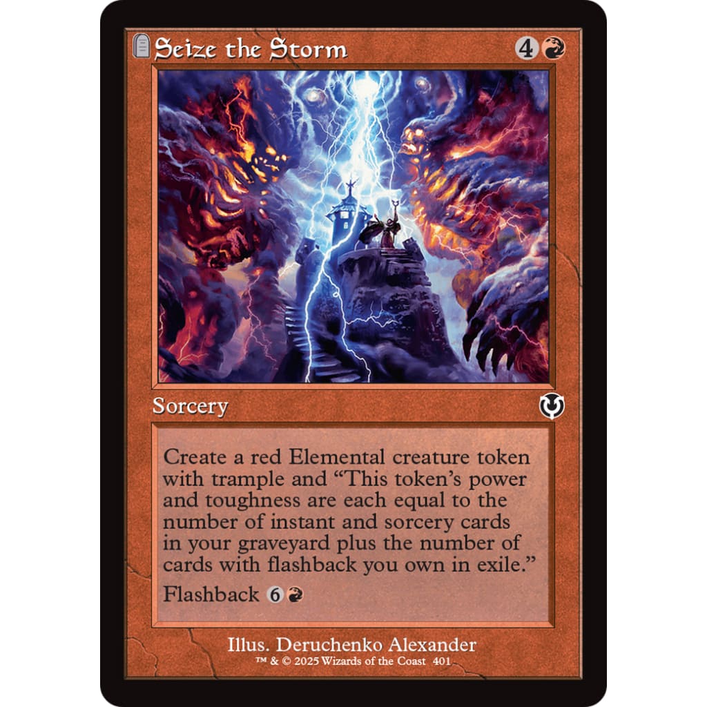 Seize the Storm (Retro Frame) (INR-401) Foil - Single