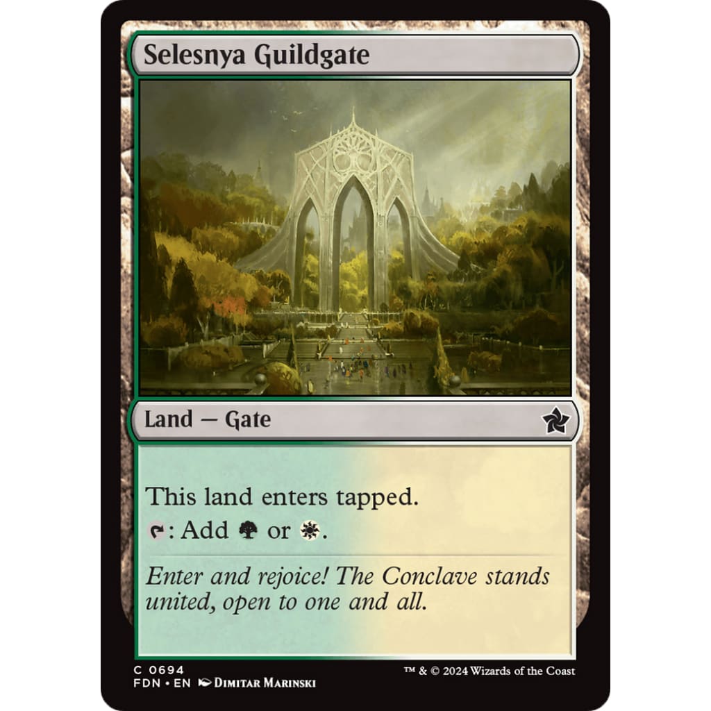 Selesnya Guildgate (FDN-694) - Single