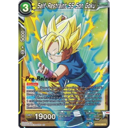 Self-Restraint SS Son Goku (Cross Spirits Pre-Release