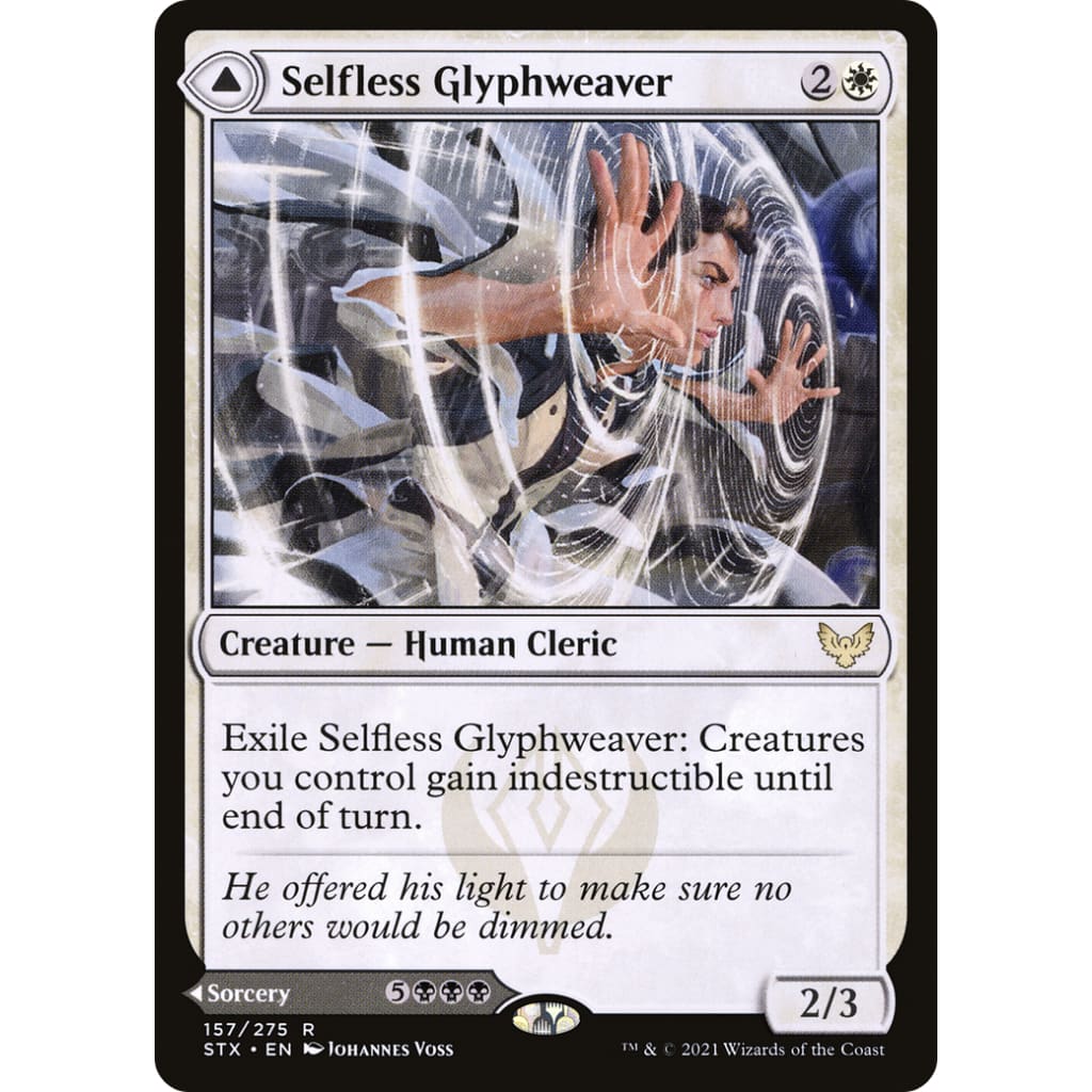 Selfless Glyphweaver (STX-157) Foil - Single