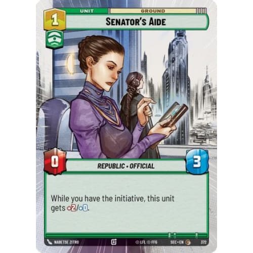 Senator’s Aide (Hyperspace) (372) - Single