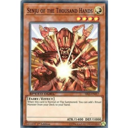 Senju of the Thousand Hands (SBLS-EN017) Super Rare 1st