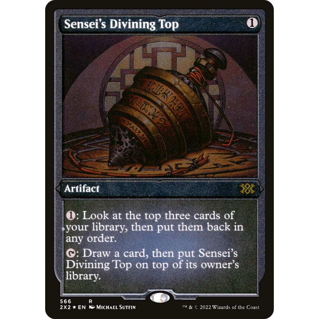 Sensei’s Divining Top (2X2-566) Etched Foil - Single