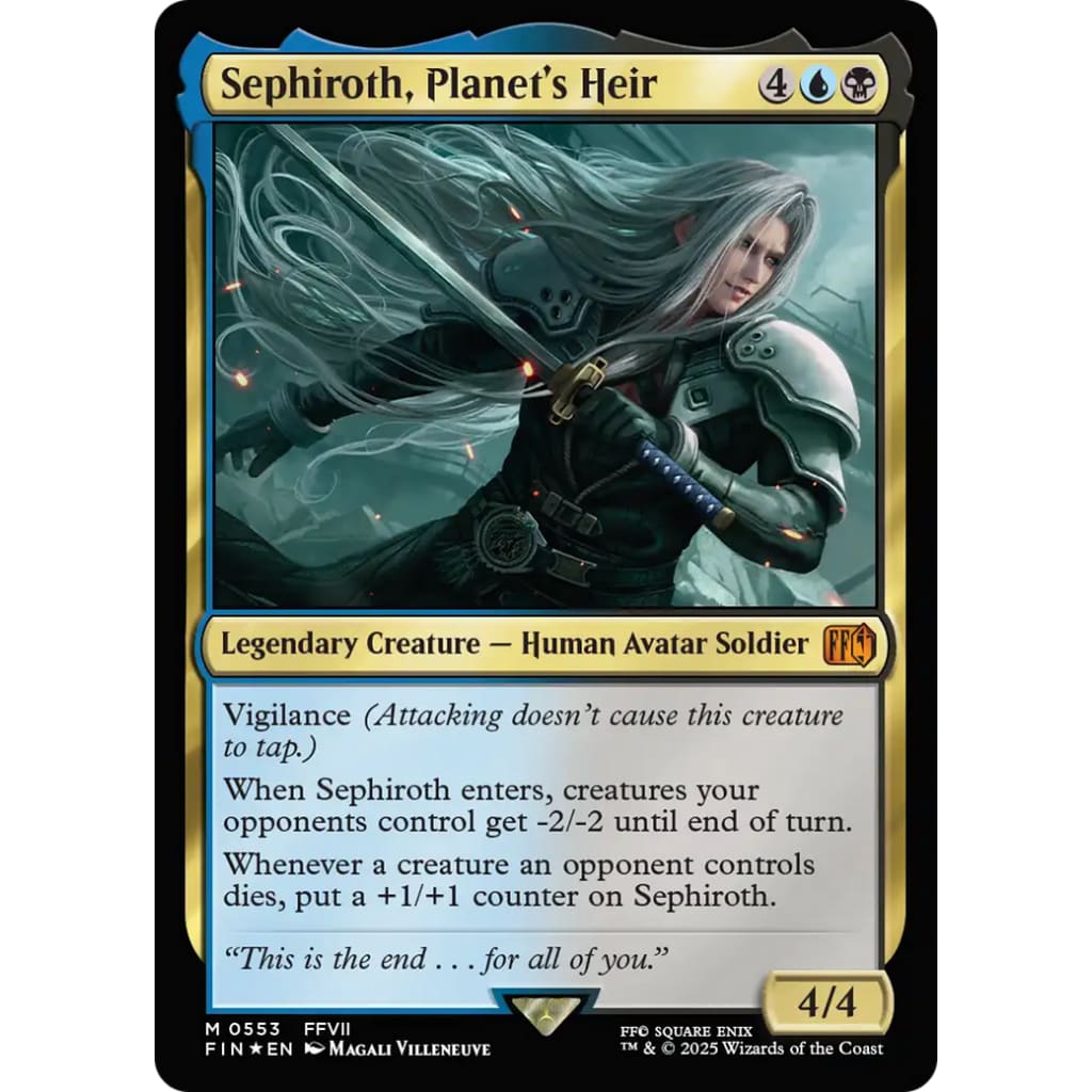 Sephiroth Planet’s Heir (FIN-553) Foil - Single