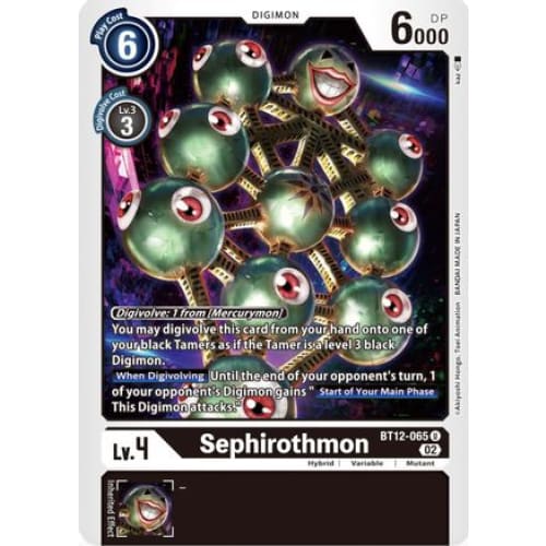 Sephirothmon - BT12-065 - Uncommon - Single