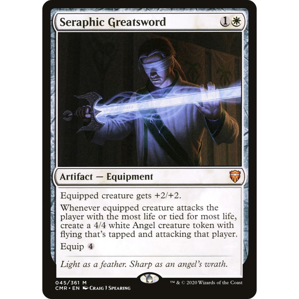 Seraphic Greatsword (CMR-045) Foil - Single