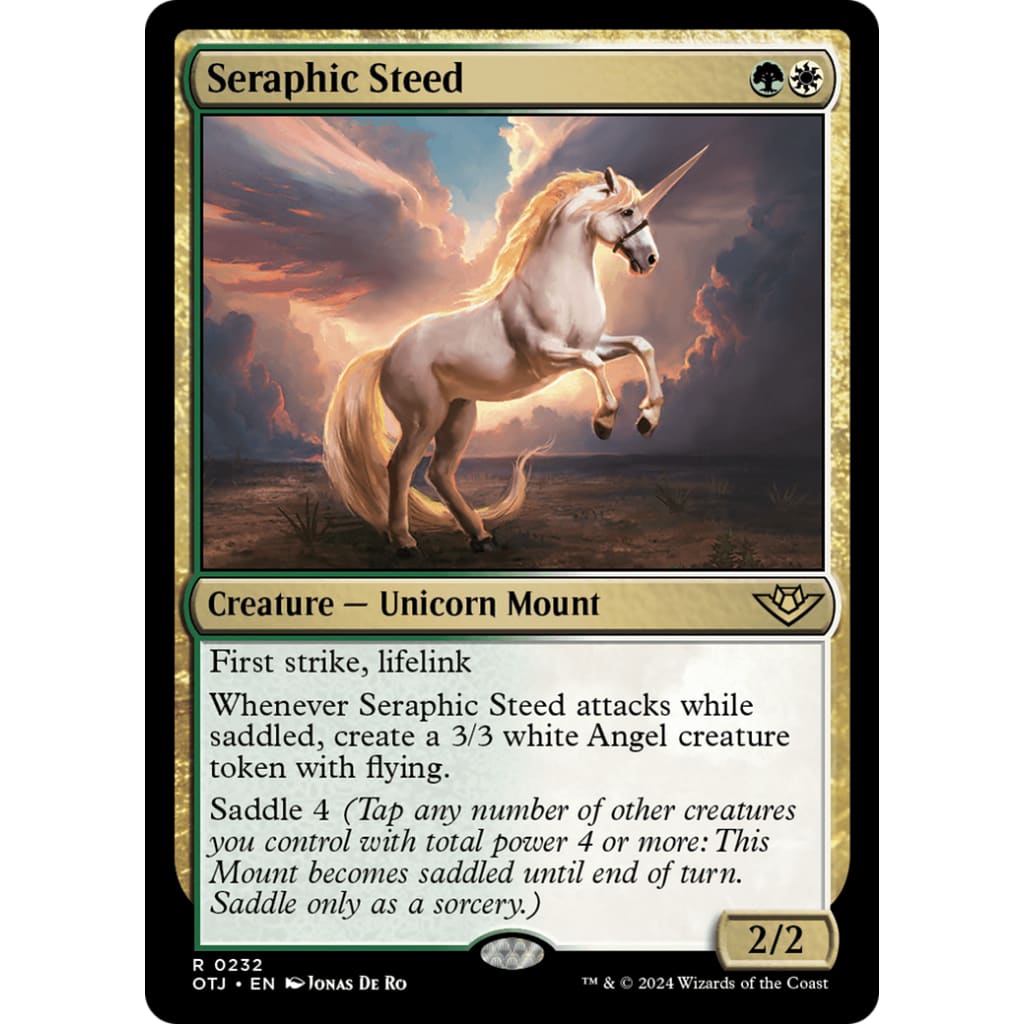 Seraphic Steed (OTJ-232) Foil - Single
