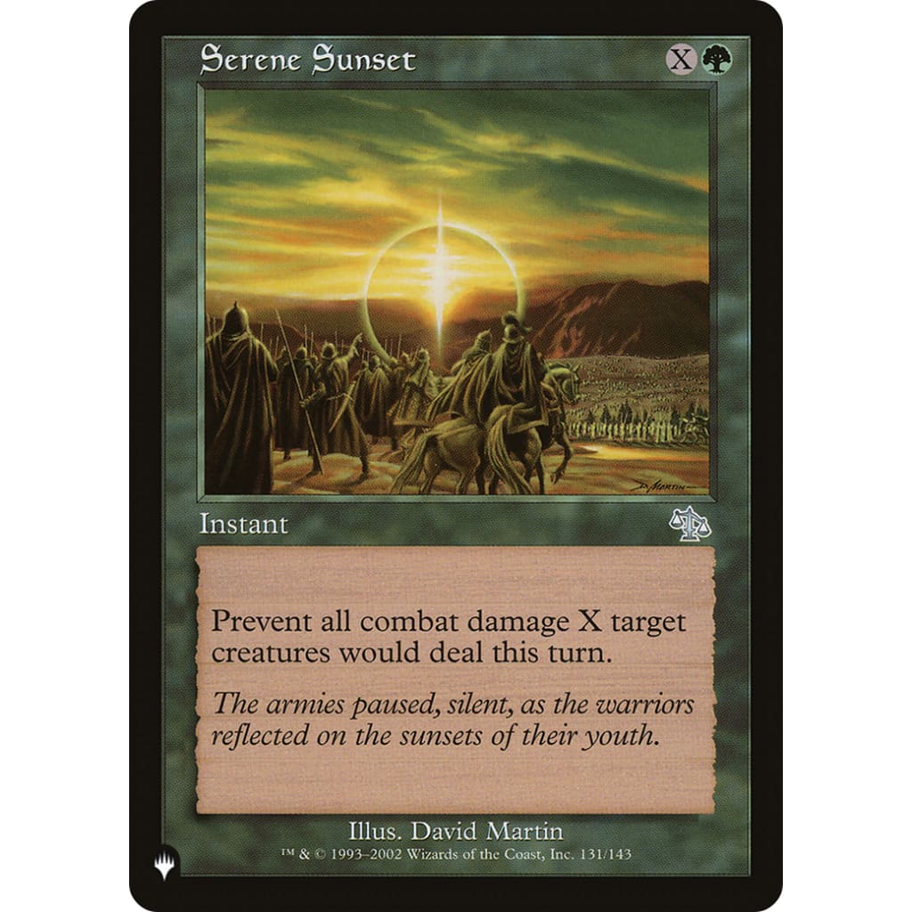 Serene Sunset (PLST-JUD-131) - Single