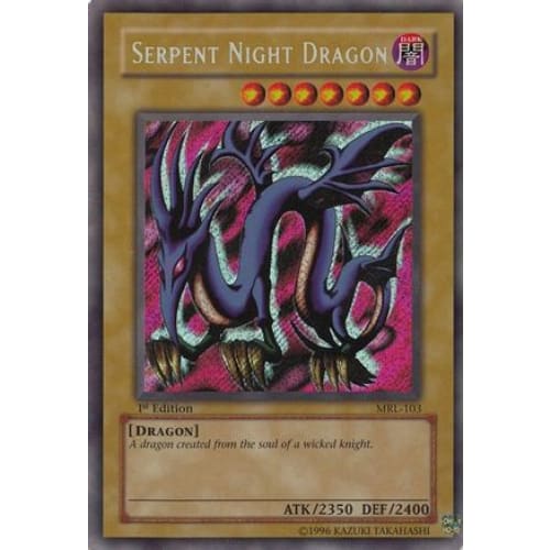 Serpent Night Dragon (MRL-103) Secret Rare Unlimited