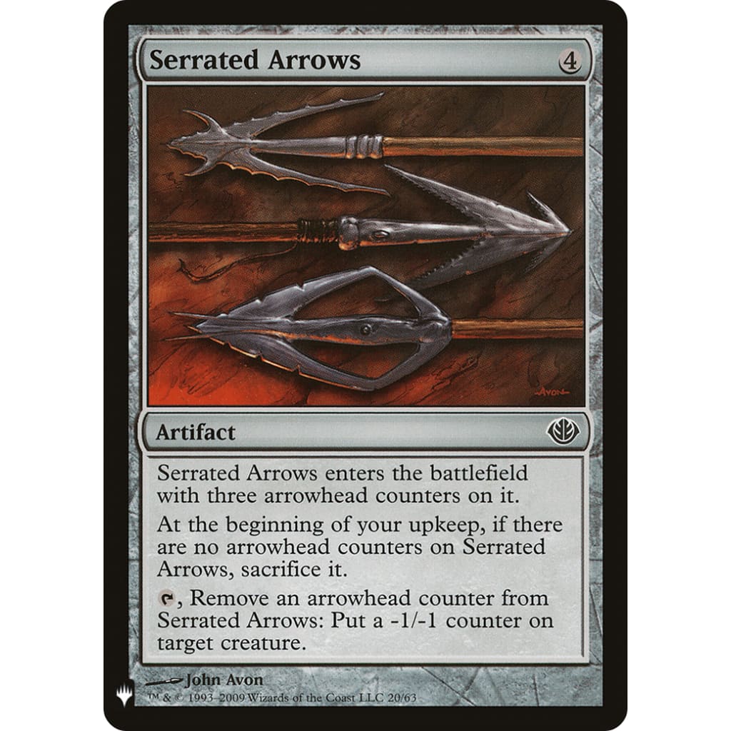 Serrated Arrows (PLST-DDD-20) - Single