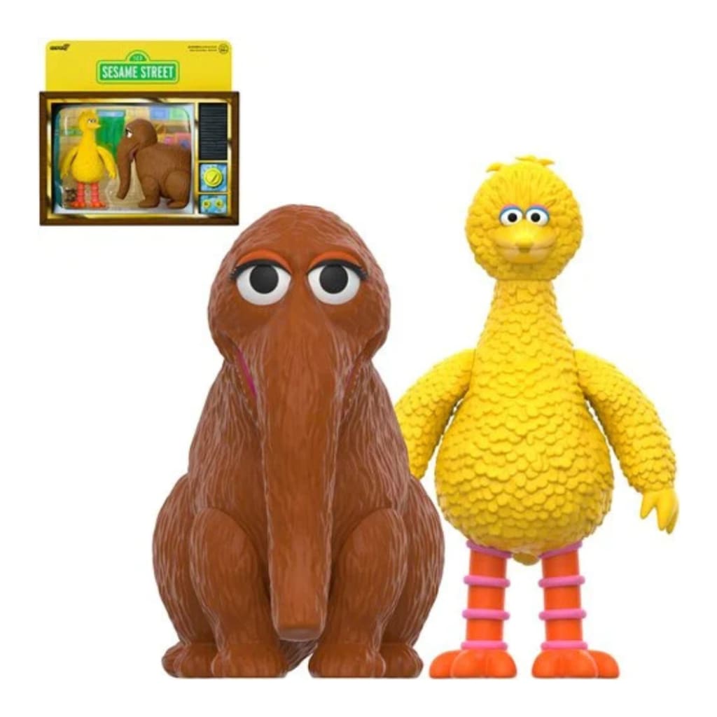 Sesame Street Big Bird and Mr. Snuffleupagus 3 3/4-Inch