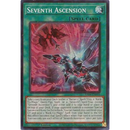 Seventh Ascension (Secret Rare) - RA04-EN098 Secret Rare