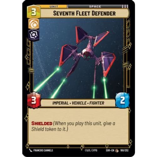 Seventh Fleet Defender (180/252) - Spark of Rebellion Foil