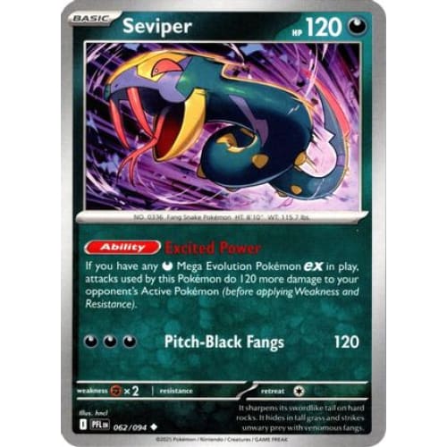 Seviper (62) Uncommon - Single