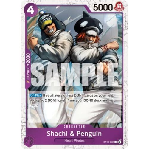 Shachi & Penguin (Pirate Foil) ST10-008 C Premium Booster