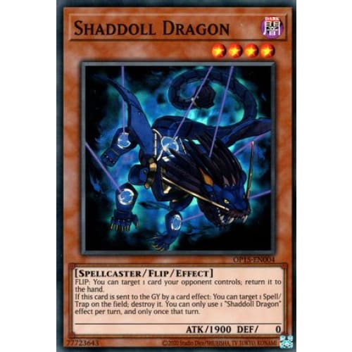 Shaddoll Dragon (OP15-EN004) Super Rare Unlimited - Single