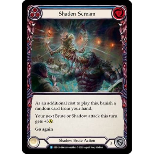 Shaden Scream (Blue) (DUSK TILL DAWN) Rainbow Foil - Single