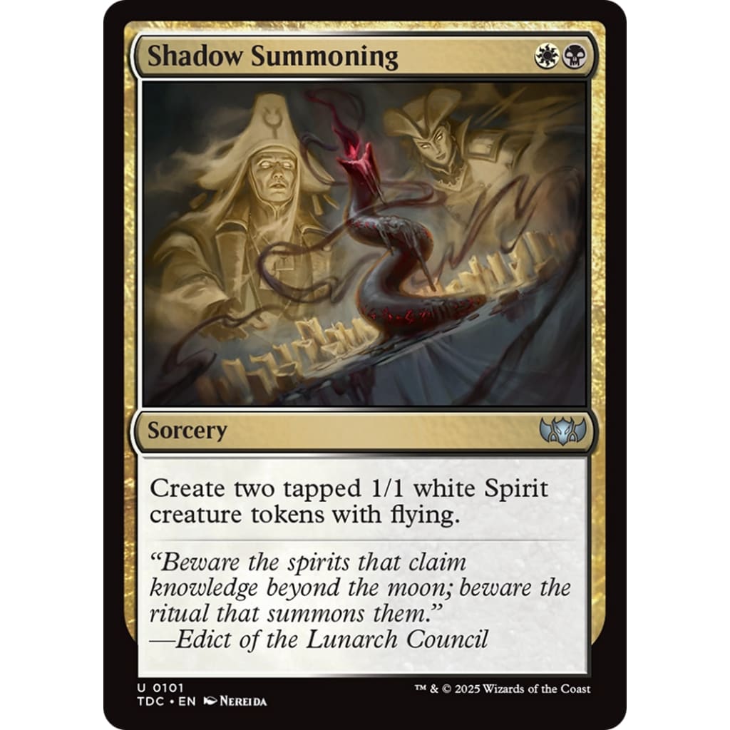 Shadow Summoning (TDC-101) - Single