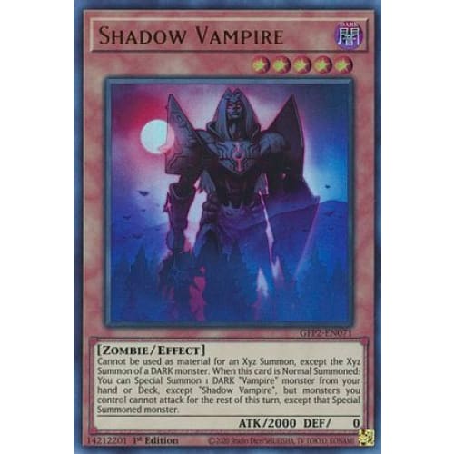 Shadow Vampire (GFP2-EN071) Ultra Rare 1st Edition - Single