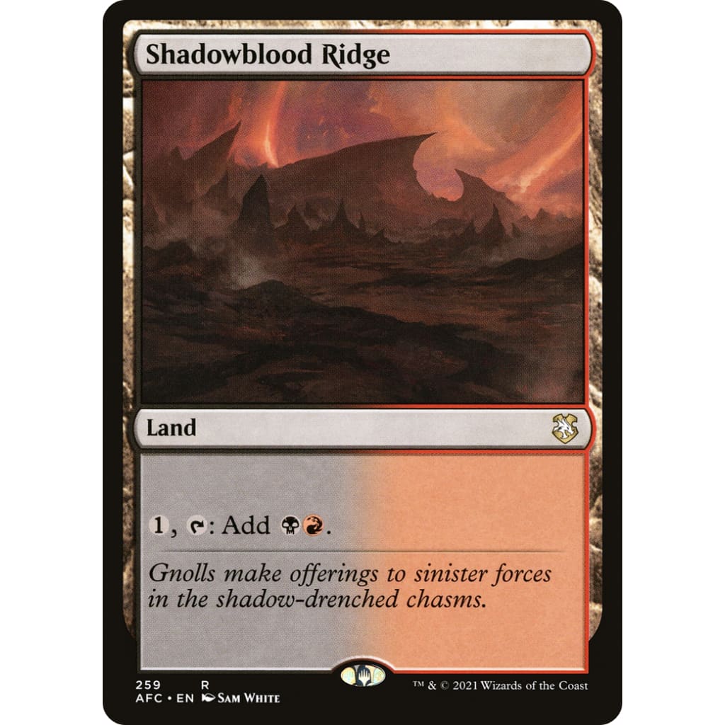 Shadowblood Ridge (AFC-259) - Single