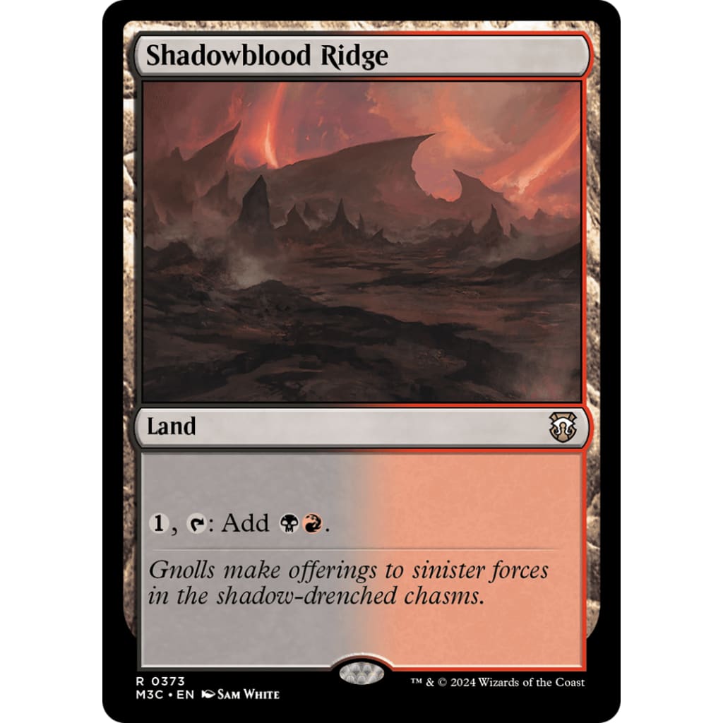 Shadowblood Ridge (M3C-373) Foil - Single