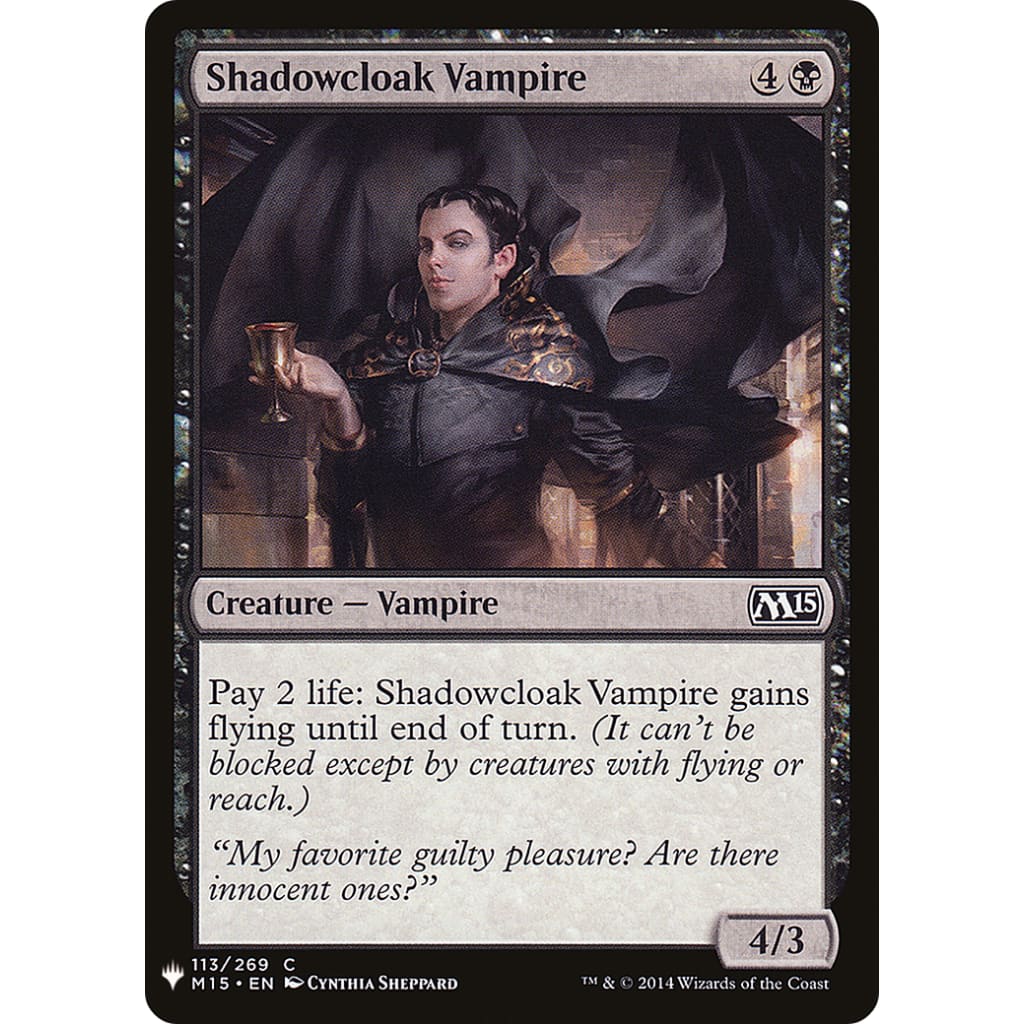Shadowcloak Vampire (PLST-M15-113) - Single