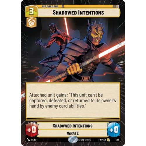 Shadowed Intentions (Hyperspace) (485) Foil - Single