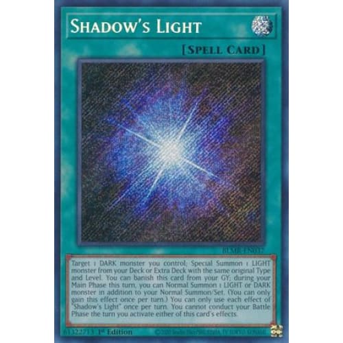 Shadow’s Light - BLMR-EN037 Secret Rare 1st Edition - Single