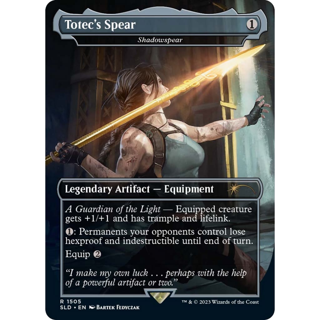 Shadowspear / Totec’s Spear (SLD-1505) (Borderless) Foil