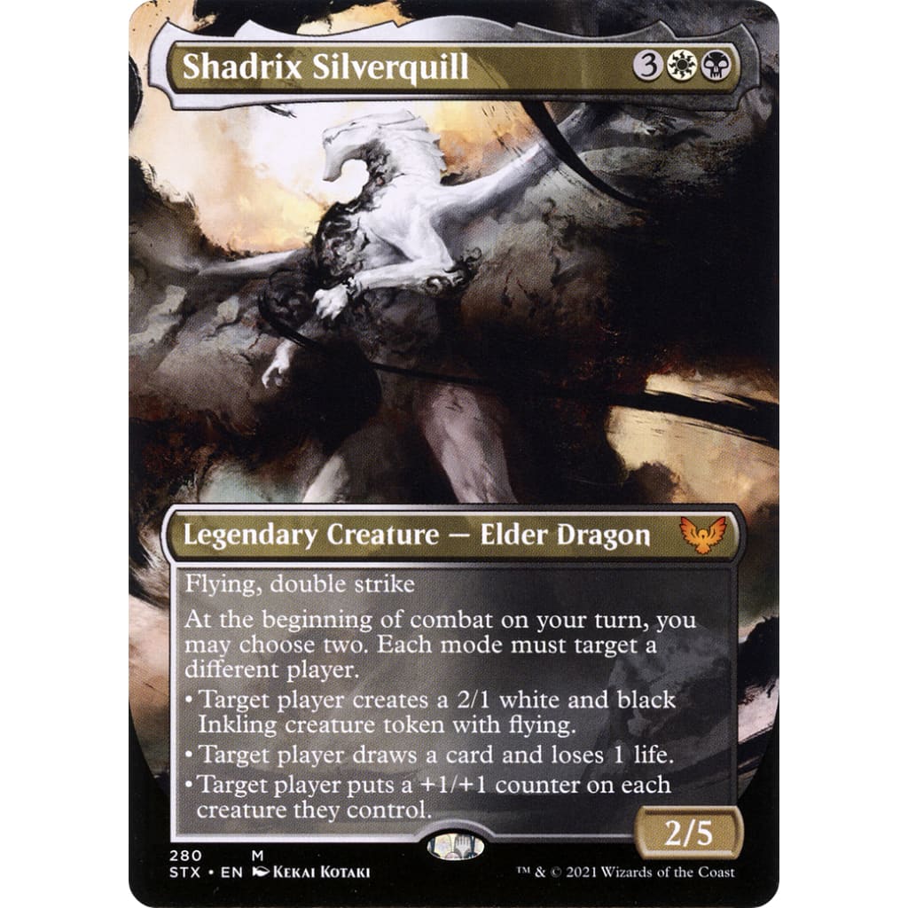 Shadrix Silverquill (Borderless) (STX-280) Foil - Single