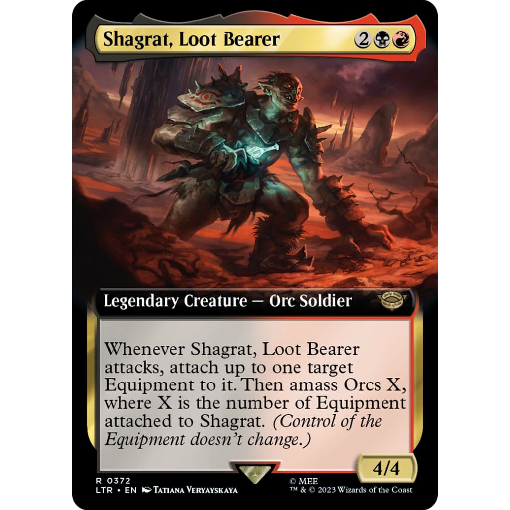 Shagrat Loot Bearer (LTR-372): (Extended Art) Foil - Single