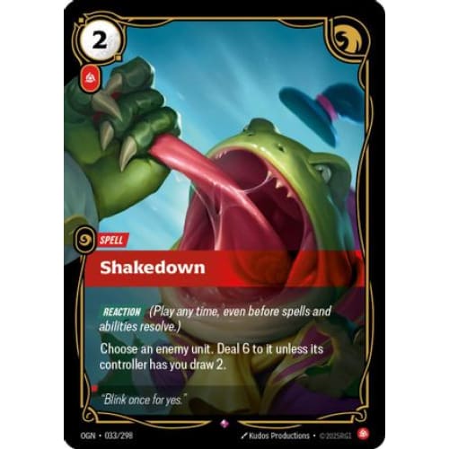 Shakedown (033/298) - Origins Foil - Single