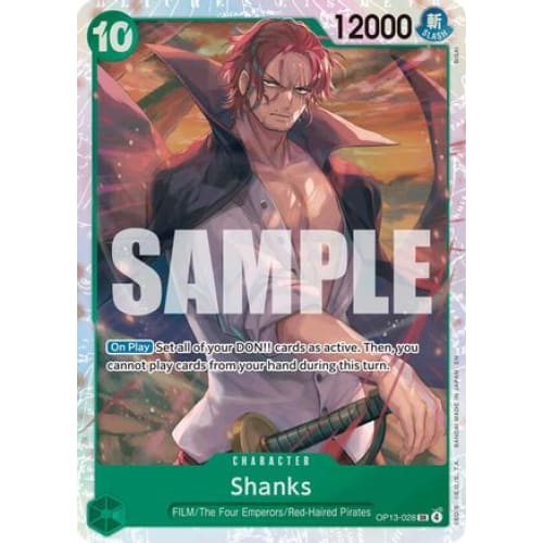 Shanks (028) OP13-028 SR Carrying On His Will Foil - Single