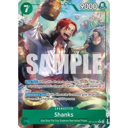 Shanks (Alternate Art) OP14-027 R The Azure Sea’s Seven