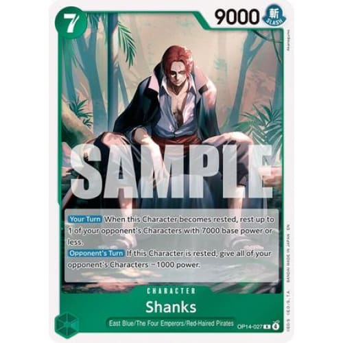 Shanks OP14-027 R The Azure Sea’s Seven Foil - Single