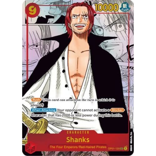 Shanks (Parallel) (Alternate Art) OP01-120 SCR Romance Dawn