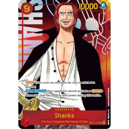 Shanks (Parallel) OP01-120 SCR Romance Dawn - Single