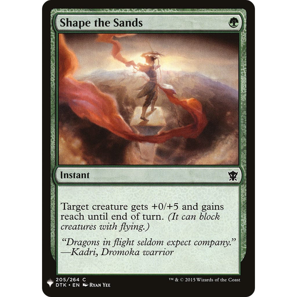Shape the Sands (PLST-DTK-205) - Single