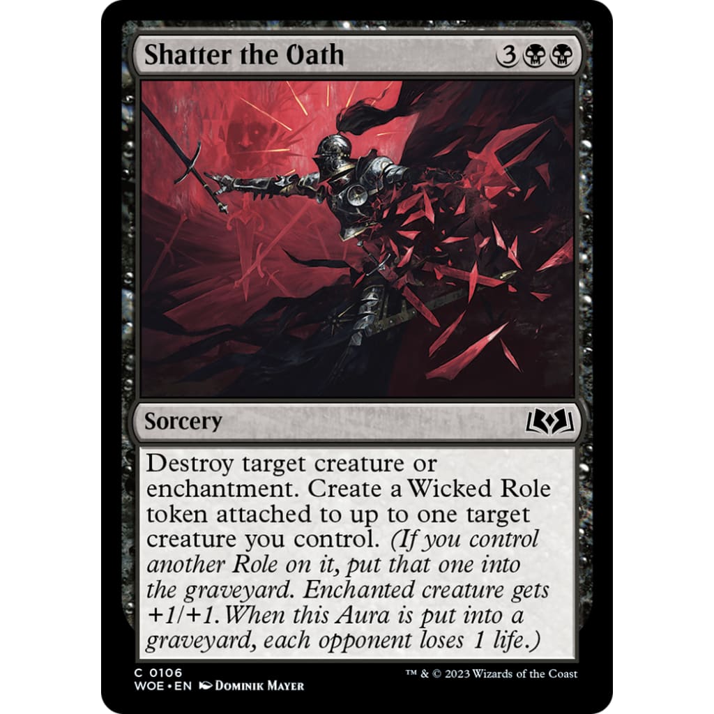 Shatter the Oath (WOE-106) - Single