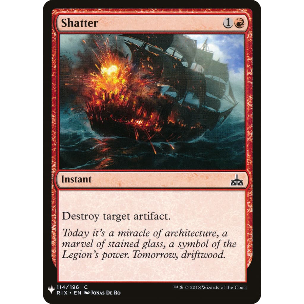 Shatter (PLST-RIX-114) - Single