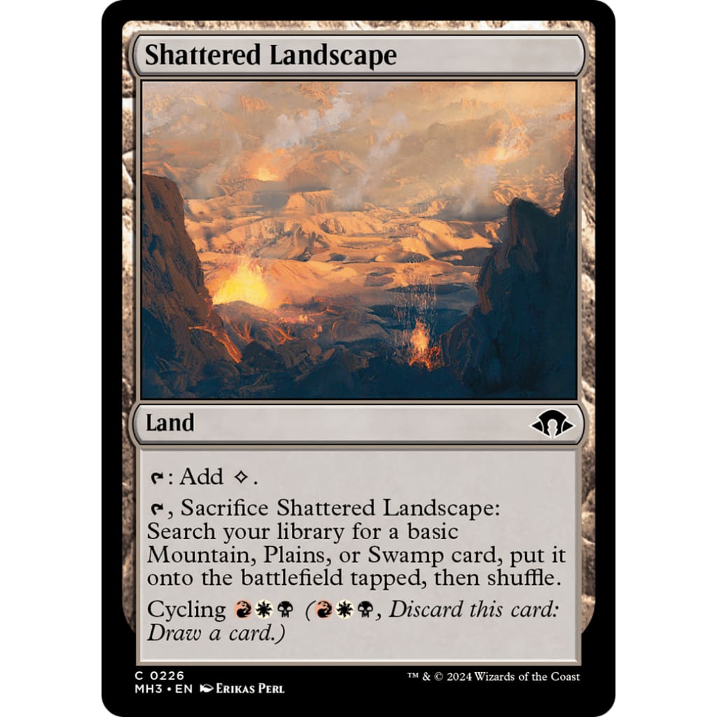 Shattered Landscape (MH3-226) Foil - Single