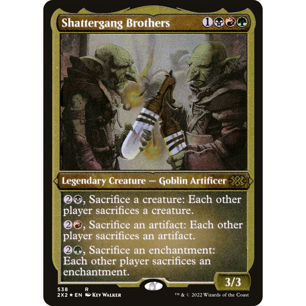 Shattergang Brothers (2X2-538) Etched Foil - Single