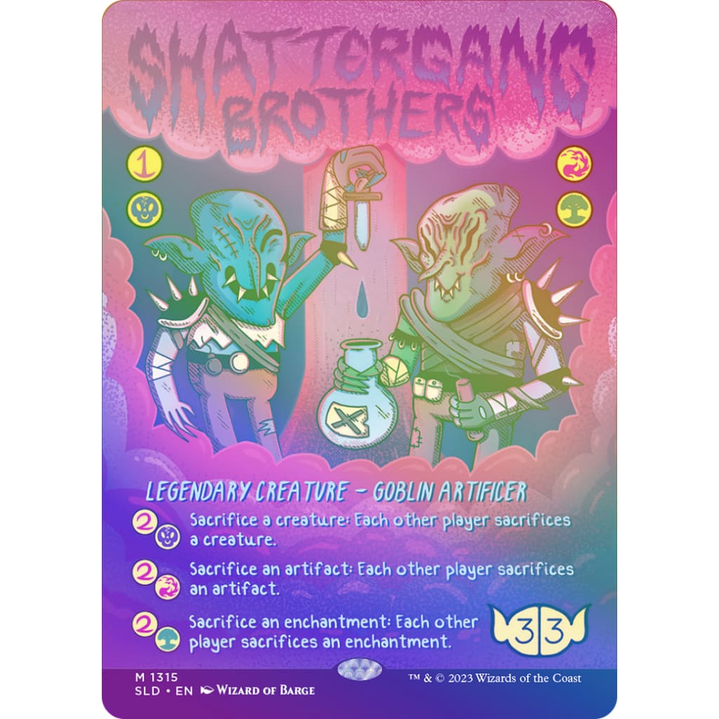 Shattergang Brothers (SLD-1315★) (Borderless) Foil - Single
