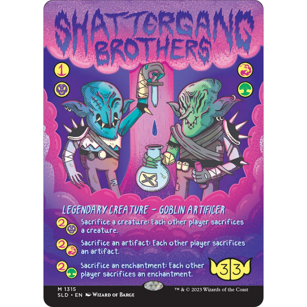 Shattergang Brothers (SLD-1315) (Borderless) - Single