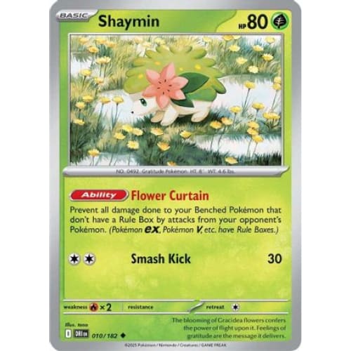 Shaymin - 010/182 (10) Uncommon - Single