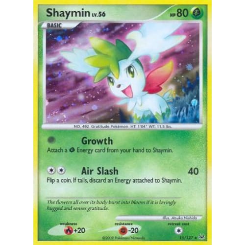 Shaymin (015/127) Holo Rare Holofoil - Single
